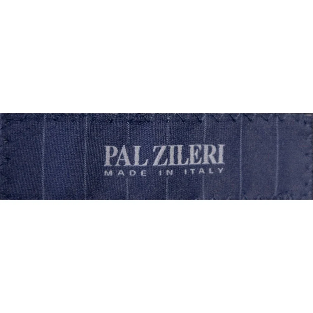 Pal Zileri Blazer Sport Coat Sz 44L Striped 150's Wool Three Button Jacket